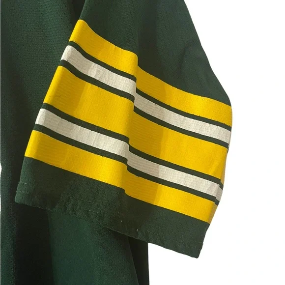 NFL Logo 7 Athletic Green Bay Packers Brett Favre 4 Jersey Large 46-48 - Picture 3 of 12